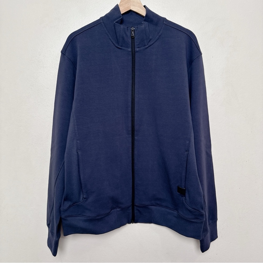 Victorinox Mens XL Tailored Fit Full Zip Navy Jacket